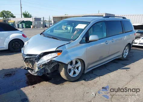 2020 Toyota Sienna Le from USA, damaged, VIN 5TDKZ3DC6LS032635